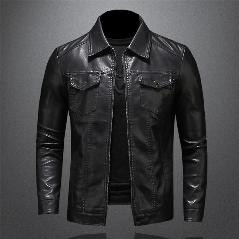 Zayn | Luxe Rugged Leather Jacket